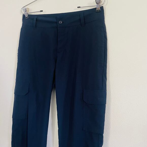 🍒 Columbia Silver Ridge Utility Capri SPF Omni-Shade Convertible Hiking-Navy 4 - Picture 3 of 10